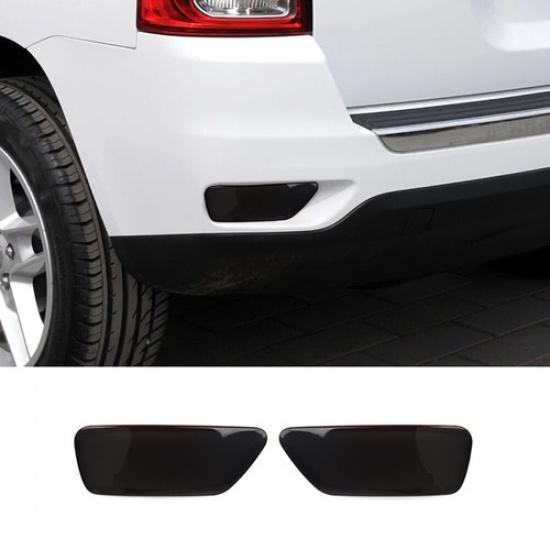 Зачерненные накладки-безели на задние противотуманные фары для Jeep Grand Cherokee 2011-20