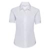 Womens/Ladies Oxford Tailored Short-Sleeved Shirt