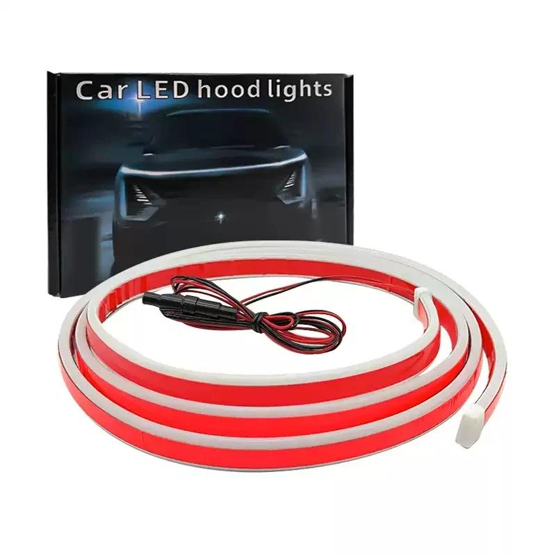 Car LED Hood Light Strip For Jeep Grand Cherokee Commander Wrangler Daytime Running Lights Start Scanning Lamp Accessories