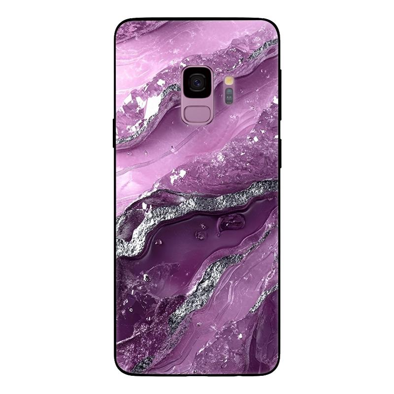Чехол для Samsung Galaxy S9 Plus SM-G965F G965 S9Plus Мраморный Рисунок Мягкий Матовый Силиконовый Задний Чехол для Samsung S9 S9+ Полный Чехол