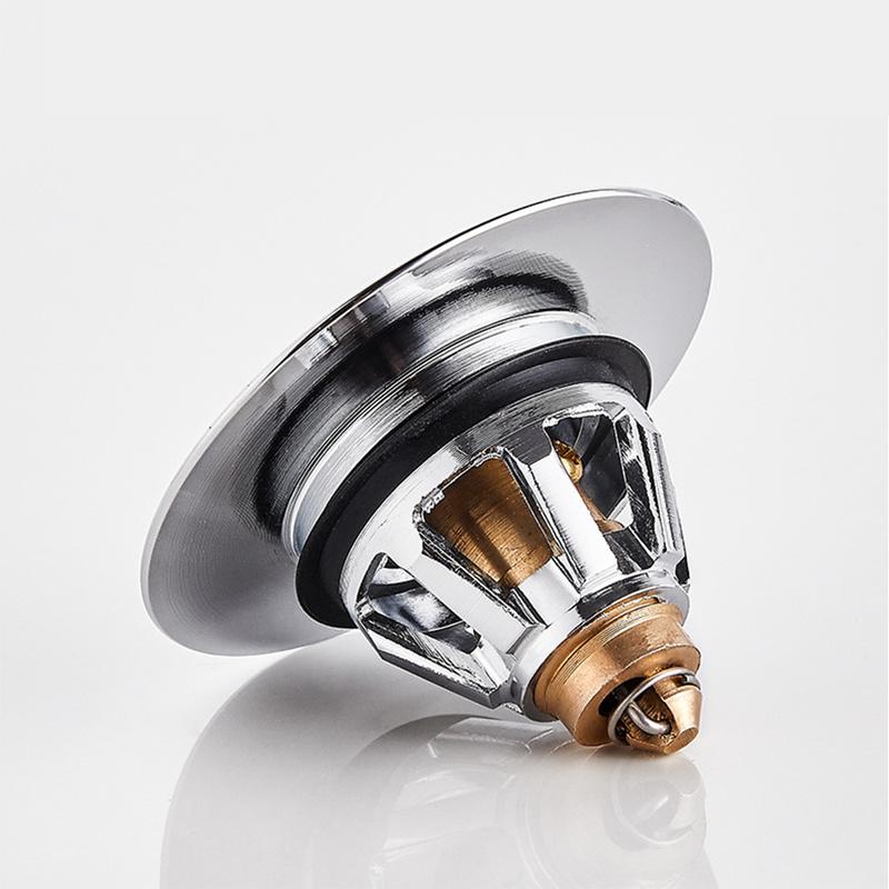 Сливной фильтр нажимного типа для раковины, универсальный улавливатель волос, пробка для раковины и ванны