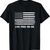 Новая Ограниченная Серия Live Free Or Die Американский Флаг Вторая Поправка Футболка
