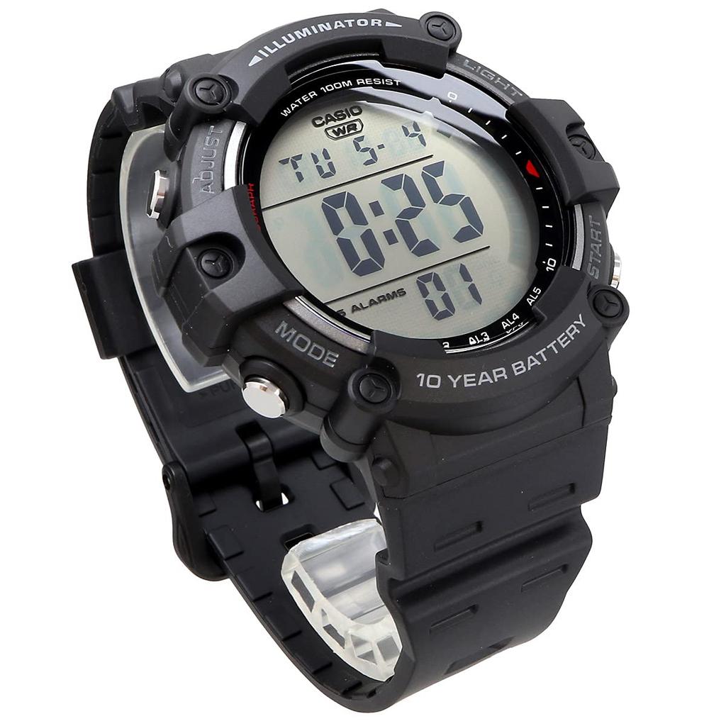 Стандартные цифровые часы Genuine BOX Overseas Model Black [Casio] Мужские AE-1500WH-1AV [Товары]