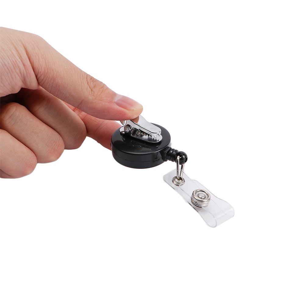 ID Card Badge Holder Clip Name Card Holder Nurse Doctor ID Badge Holder Key Chain Retractable Badge