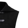 Men's Casual Middle Ages Long Vintage Sleeveless Leather Button Style Tuxedo