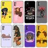 Dachshund Dog Love Phone Case For Xiaomi Redmi Note 7 8 8T 9 9S 10 10S 10T 11 11S 4G 11E 11T Pro 5G Soft TPU Black Cover
