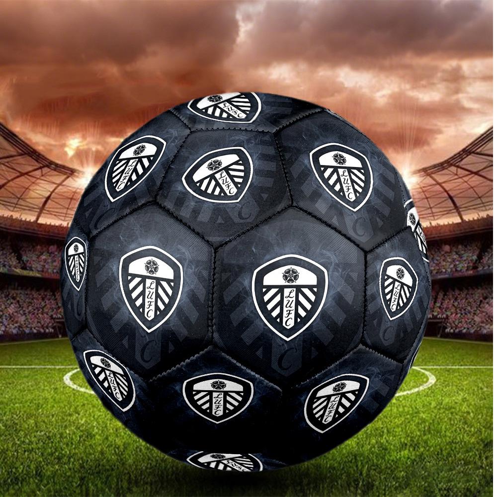 Leeds United Size 5 Football High Elastic Soccer Ball For Outdoor Competition Daily Training Play