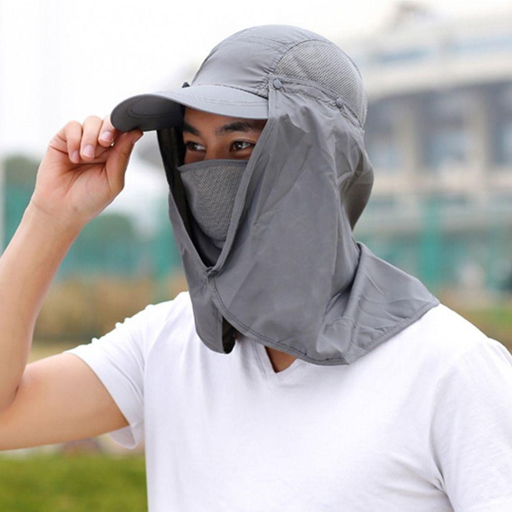 Летняя регулируемая бейсболка с защитой от ультрафиолета, рыболовная шляпа от солнца, кепка рыбака, солнцезащитная шляпа