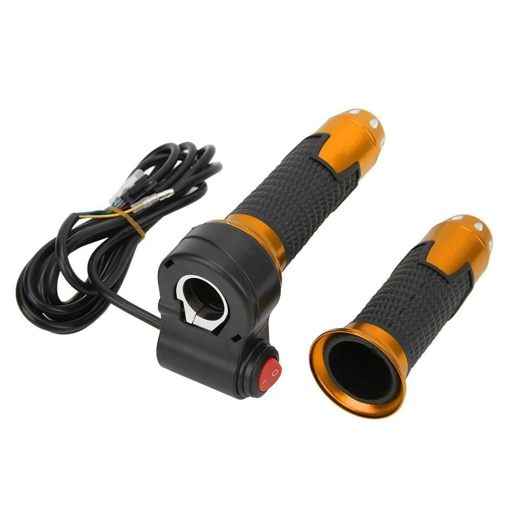 12V-99V Electric Bike Throttle Cable 1.8m Throttle Grip Handlebar  Electric Scooter
