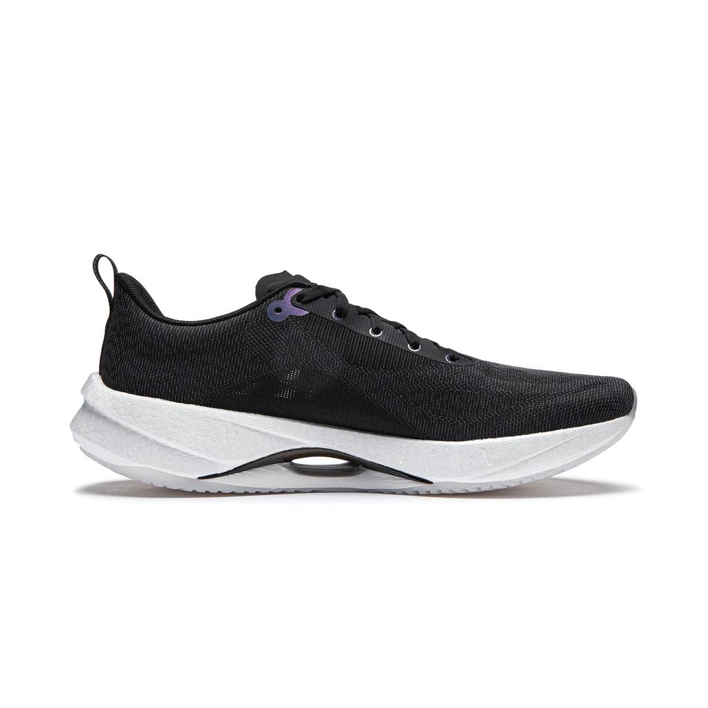 Li Ning Super Light 21 Нескользящие, Износостойкие, Дышащие Низкие Повседневные Беговые Кроссовки Мужские Черно-Белые ARBU001-38