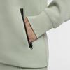 Nike Женская худи с молнией Sportswear Tech Fleece Windrunner Цвет: Jade Horizon Black FB8339-370
