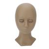 Манекен головы с ресницами Высокая симуляция Эластичный Моющийся Мягкий силиконовый Манекен для практики макияжа