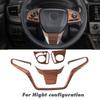 Car Interior Peach Wood Grain Inner Door Handle Decoration Frame Car Styling For Honda CRV CR-V 2017 2018  