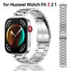 Металлический ремешок для Huawei Watch Fit 3 Регулируемый браслет-браслет для Huawei Watch Fit 3 2 1 Смарт-часы Аксессуары из нержавеющей стали