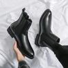 Высококачественные мужские ботинки Челси Модные Универсальные Business Casual Мужская Обувь Британский Стиль Уличная Одежда для Вечеринок Классические Ботильоны