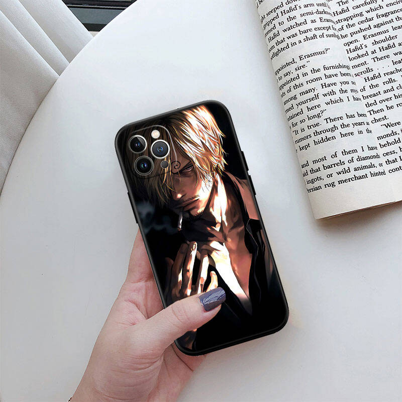 MH123 Чехол для телефона One Piece Санджи для iPhone 7 8 11 12 13 14 15 16 17 16E XS Pro Max XR X SE Air