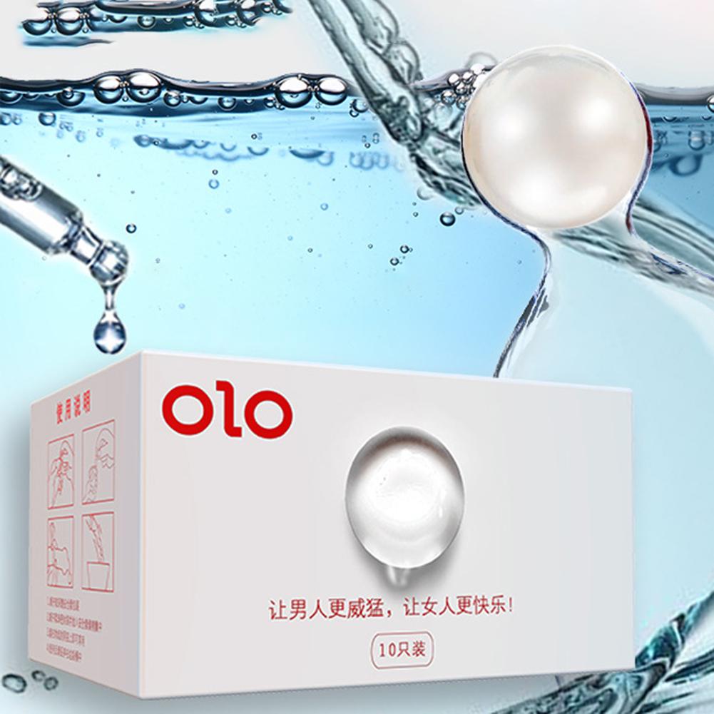 Презервативы, 10 шт./компл., ультратонкие презервативы с гиалуроновой кислотой, мягкие бусины для стимуляции точки G