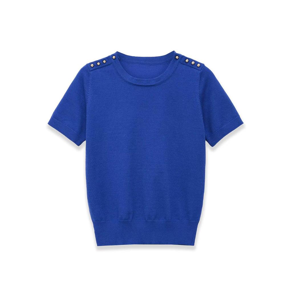 2026 Spring European & American Style Women's Round Neck Casual Knitwear