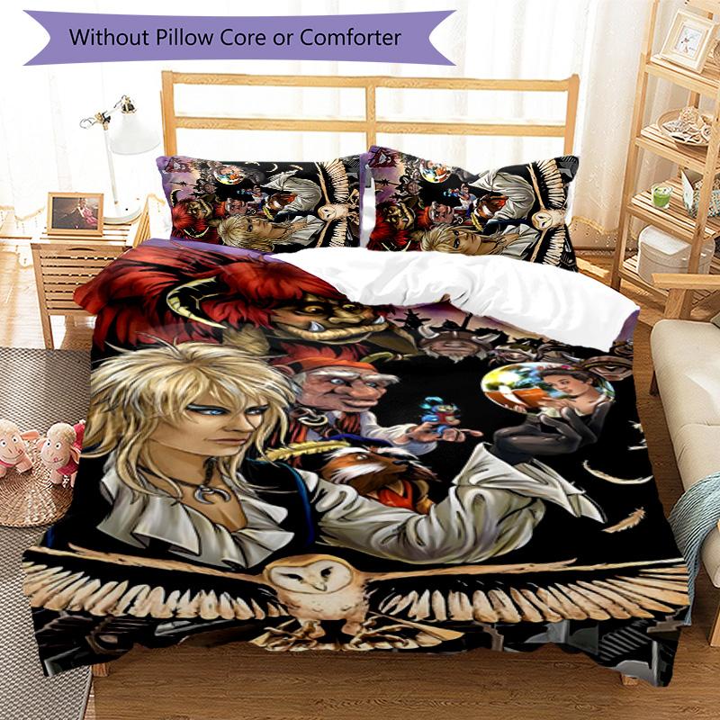 Labyrinth 3pcs Bedding Set Duvet Cover Closure Includes 1 Duvet Cover & 2 Pillowcases for All Seasons Bedroom Home Dorm Decor