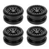 4 PCS RC Vehicle Wheels Rims 2.9in 12 Hole Aluminum Alloy RC Model Car Non Stick Metal Wheel Hub for 1 6 AXAIL SCX6