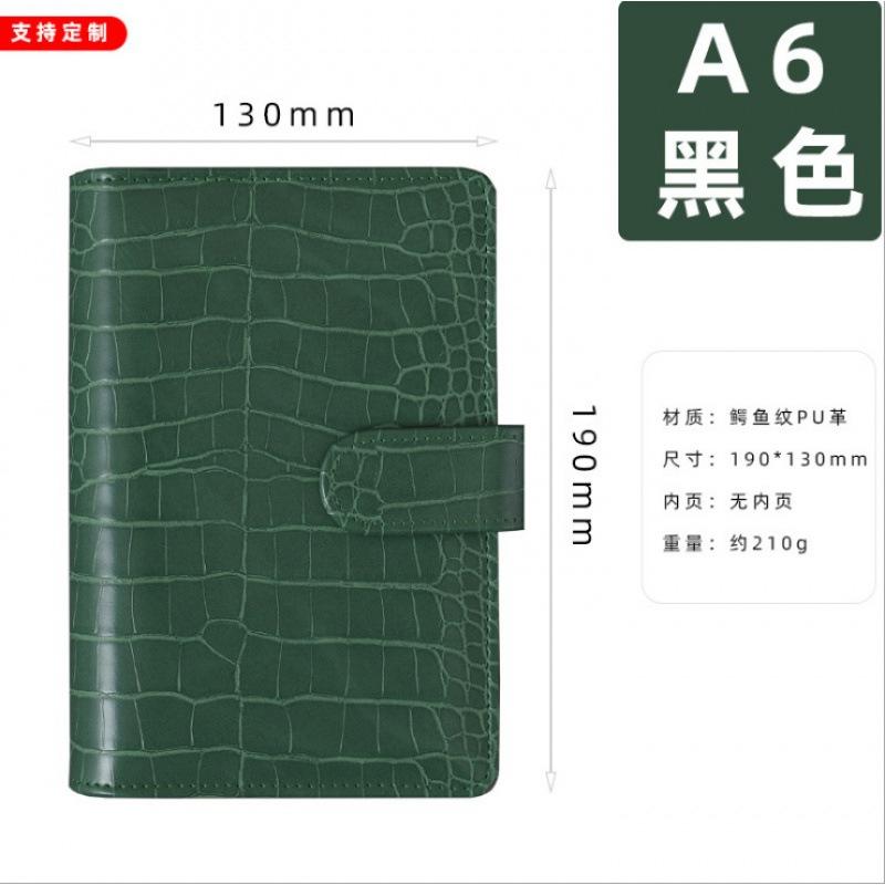 Notebook A5 A6 6 Rings Spiral Business Planner Work Agenda Budget Binder Macaron Candy Color PU Leather Cover
