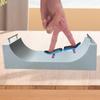 Finger Skateboard Ramp Gifts Gray Accessories Toy Versatile Training Props Skill Development