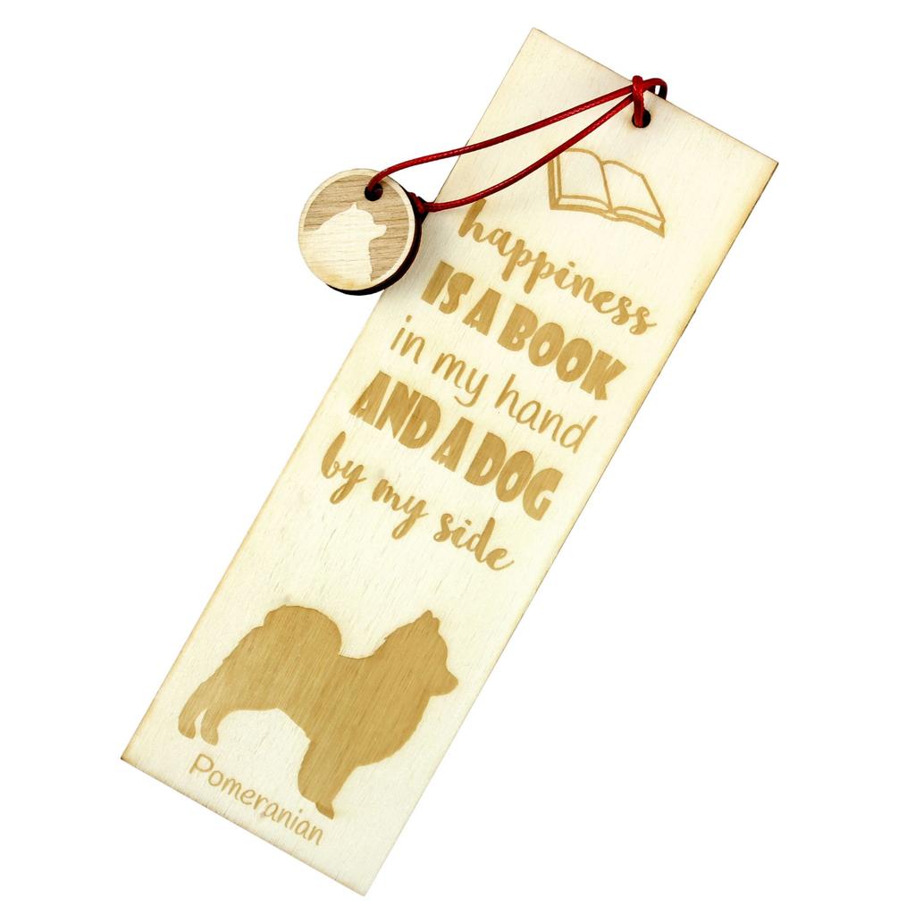 Pomeranian dog, Pom Dog, Dwarf Spitz – Dog bookmark, personalized bookmark – Design 01 | Art-Dog