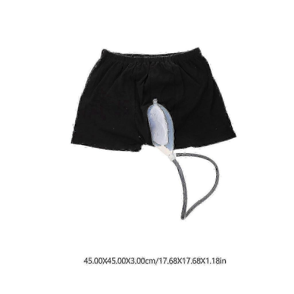Men's Reusable Incontinence Underwear with Urine Collector, XL-4XL