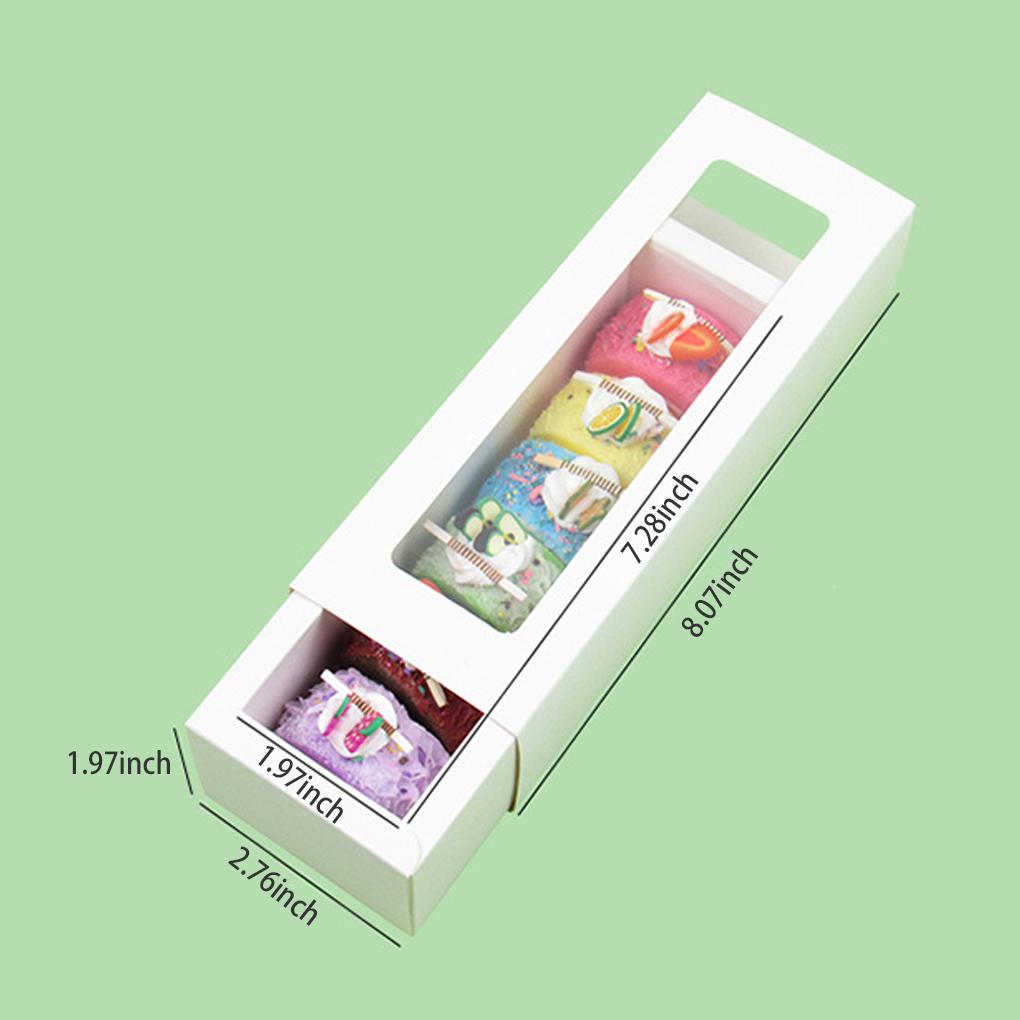 Cupcake Biscuits Package Box Party Single Use Portable Transparent Cakes Dessert Pastry Packing Case Home Bakery Kitchen