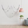 2Pcs Decorative Fishing Nets Hanging Ornaments Extra-Large DIY Ocean-inspired Craft Wall Art Hanging Fishnet Decor