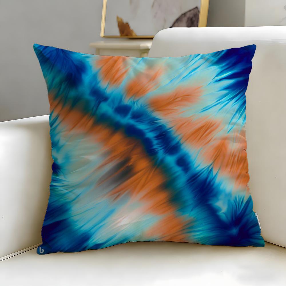 Retro patterns Cushion Cover Soft EasyWash Pillow Case Versatile for Couch Bed Travel and Office