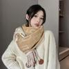Soft Scarf Winter Cashmere Scarf Women'S Warm Cashmere Blanket Scarf Women'S Shawl Thick Square Scarf