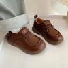 Детские кожаные туфли на мягкой подошве - Девочки, весна/осень, британский стиль, повседневные и удобные, противоскользящие, для ходьбы, для малышей