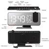 Digital Projection Alarm Clock Large LED Screen Alarm Clock Radio Loud Dual Alarm Clock for Heavy