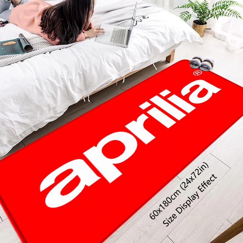 Floor Mat Non-slip Foot Rug Italy Aprilias Racing Motorcycles Hallway Carpet Kitchen Water Absorbed Rugs Bedside Mats Home Decor