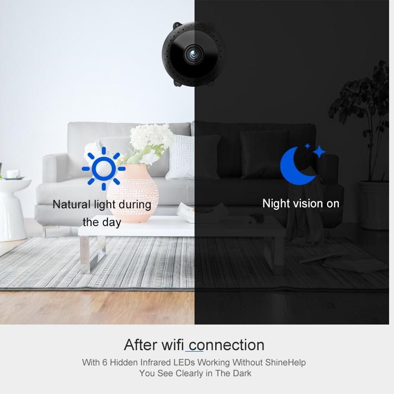 Мини-камера Wi-Fi, камера видеонаблюдения для домашней безопасности, маленькая беспроводная камера наблюдения, мини-видеокамера, видеокамера, Wi-Fi камера, няня 1080P