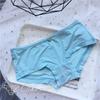 Candy Colored Ice Silk Underwear for Women with Hip Wrap Cute Diamond Wrap Hip Low Waist Panties  Ice Silk Briefs for Women