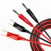 2Pcs 4mm Banana Plug To For Alligator Crocodile Clips Test S Kit Cable Wire Set