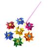 Colorful Diy Sequins Windmill Wind Spinner Home Garden Yard Decoration Kids Toy