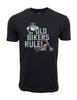 Old Bikers Rule Motorcycle Graphic T-shirt
