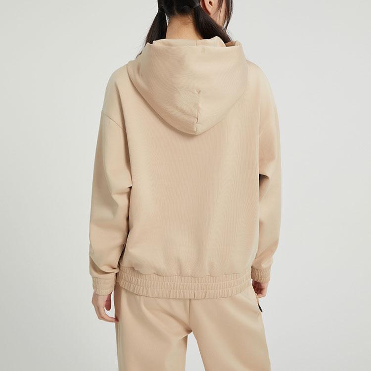 Adidas Трикотажная толстовка с капюшоном и завязками с буквенным принтом, женская толстовка цвета хаки IB2756