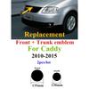 BGB1 GOLF 4 5 6 7 Горячее 2026 Для VW VOLKSWAGEN 2 шт. Замена Передняя и Задняя часть 135 мм Передний Эмблема +130 мм Задний Багажник для Caddy 2010
