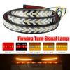 12V 24V LED Truck Car Tailgate Light Strip Bar Red Amber Flexible Turn Signal Brake For Pickup Jeep SUV RV Tail Warning Amagi