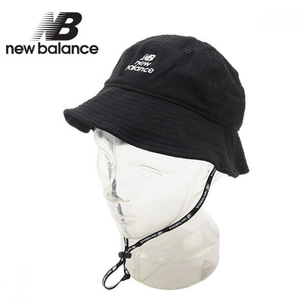 New Balance Детская куполообразная хлопковая панама черного цвета