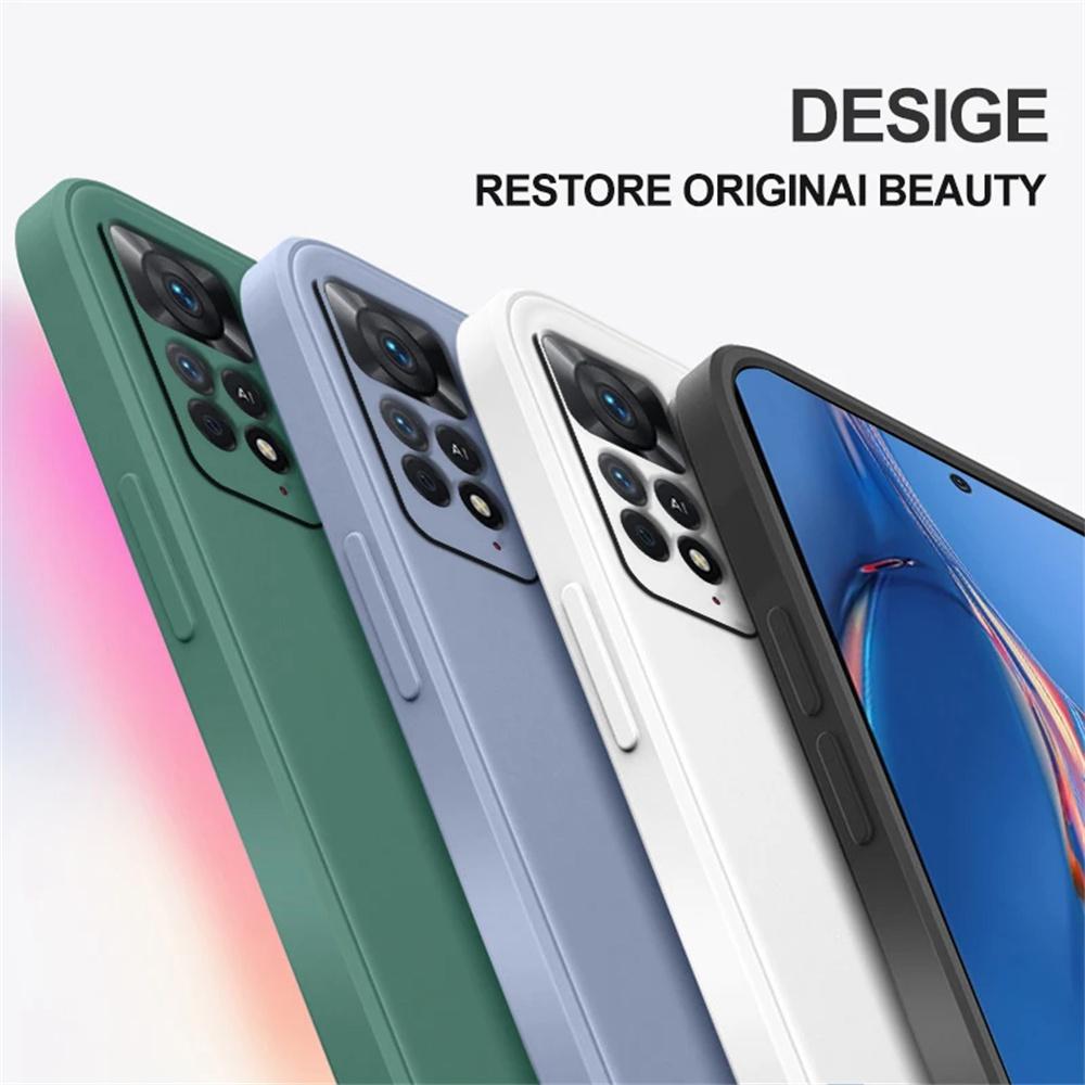 Роскошный Чехол из Жидкого Силикона для Xiaomi Redmi Note 11s Чехлы Xiaomi Redmi Note 11s 10 11 12 13 Pro Plus 5G Чехол Ударопрочный Чехол