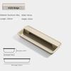 Modern Sliding Door Concealed Handle Slotted Embedded Buckle Furniture Handles Wardrobe Push Pull Hidden Kitchen Cabinet Knobs
