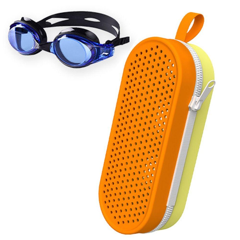 Dual-Sided Myopia Glasses Case Silicone Sun Glasses Protection Box  Swimmers