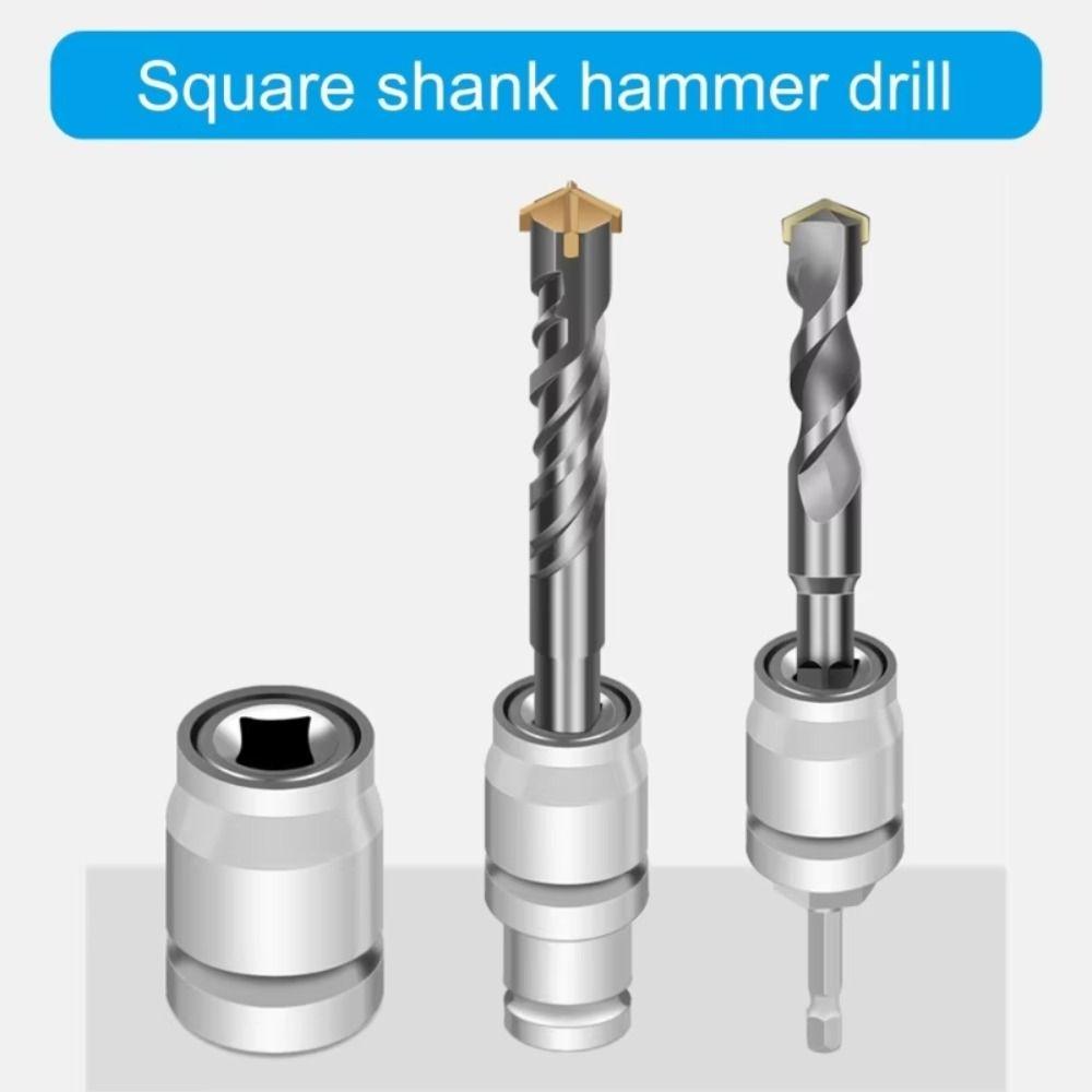 Square Handle Drill Chucks Conversion Head Set Quick Release Drill Adapter Electric Drill