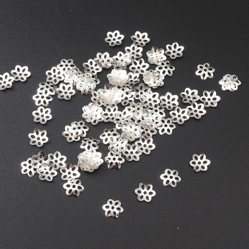 100 шт./упак. Цветочная бусина, колпачок, бисер, разделитель, кусочек, емкость для браслета, ожерелья, изготовление, материал ручной работы