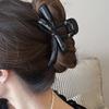 2Pcs/Set Vintage Blue Polka Dot Red Bow Shark Hair Claw Clips Korean Hairpin Barrette Women Fashion Headwear Accessory